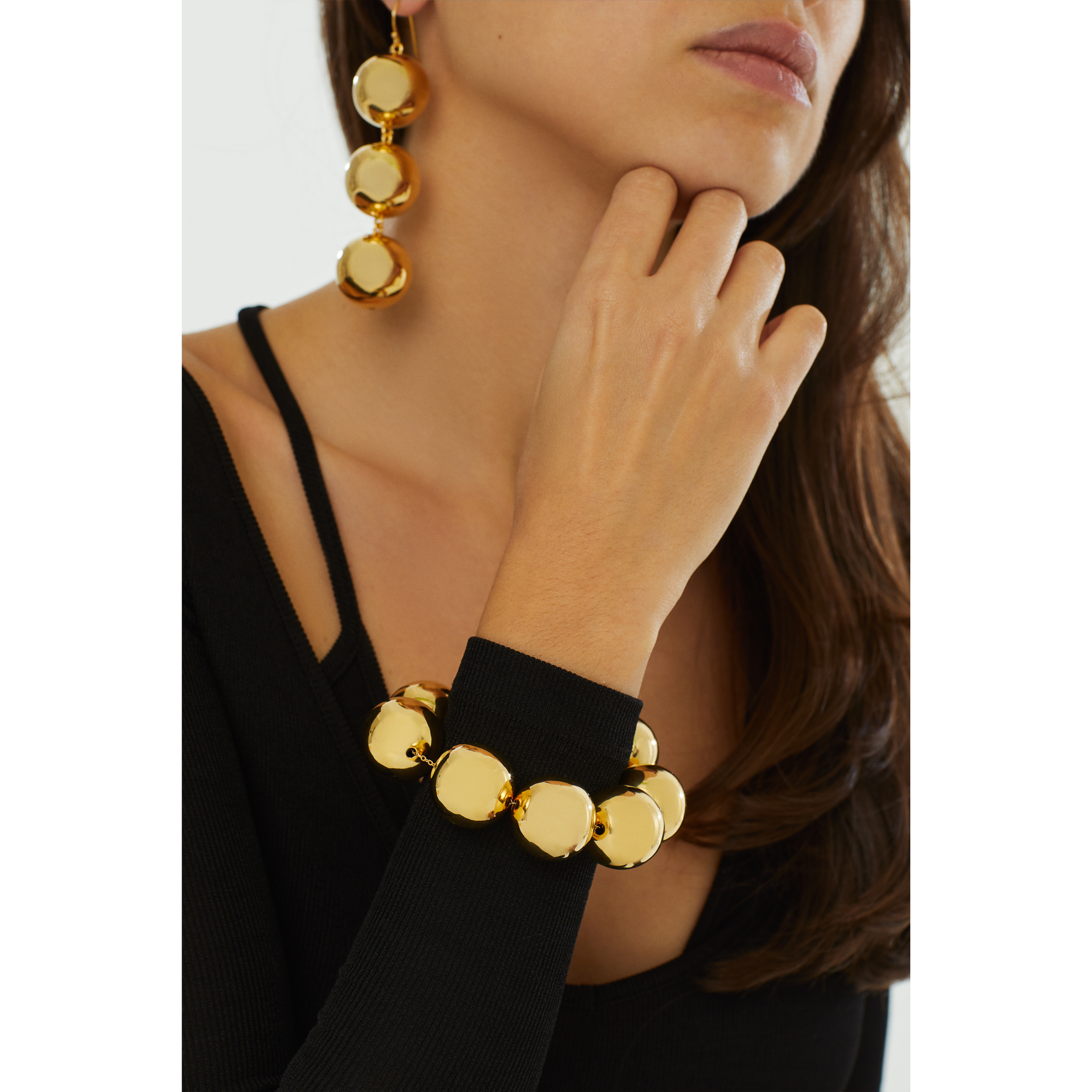 24K Gold plated bracelet costume jewelry