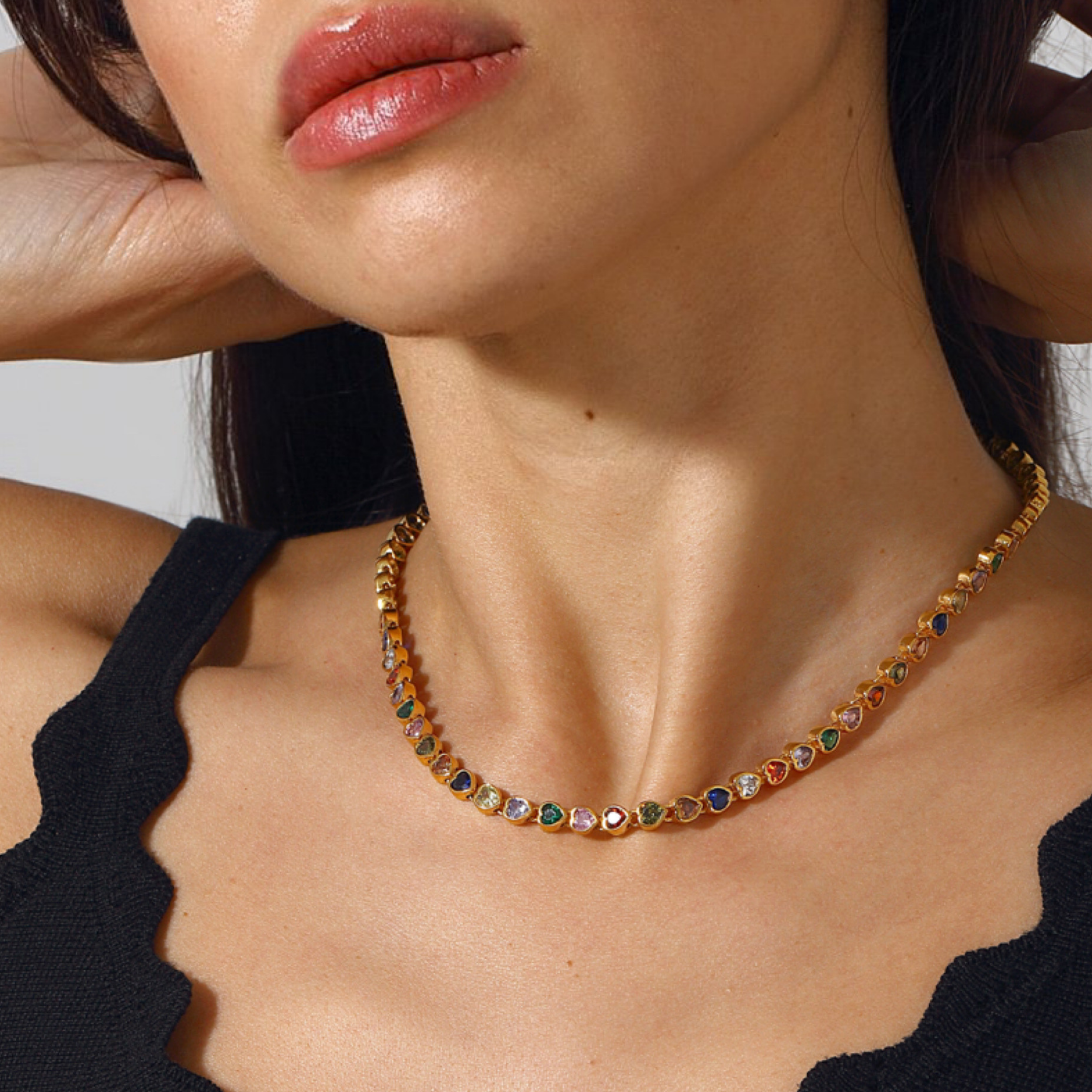 costume jewelry fashion jewelry swarovski jewelry tennis necklace