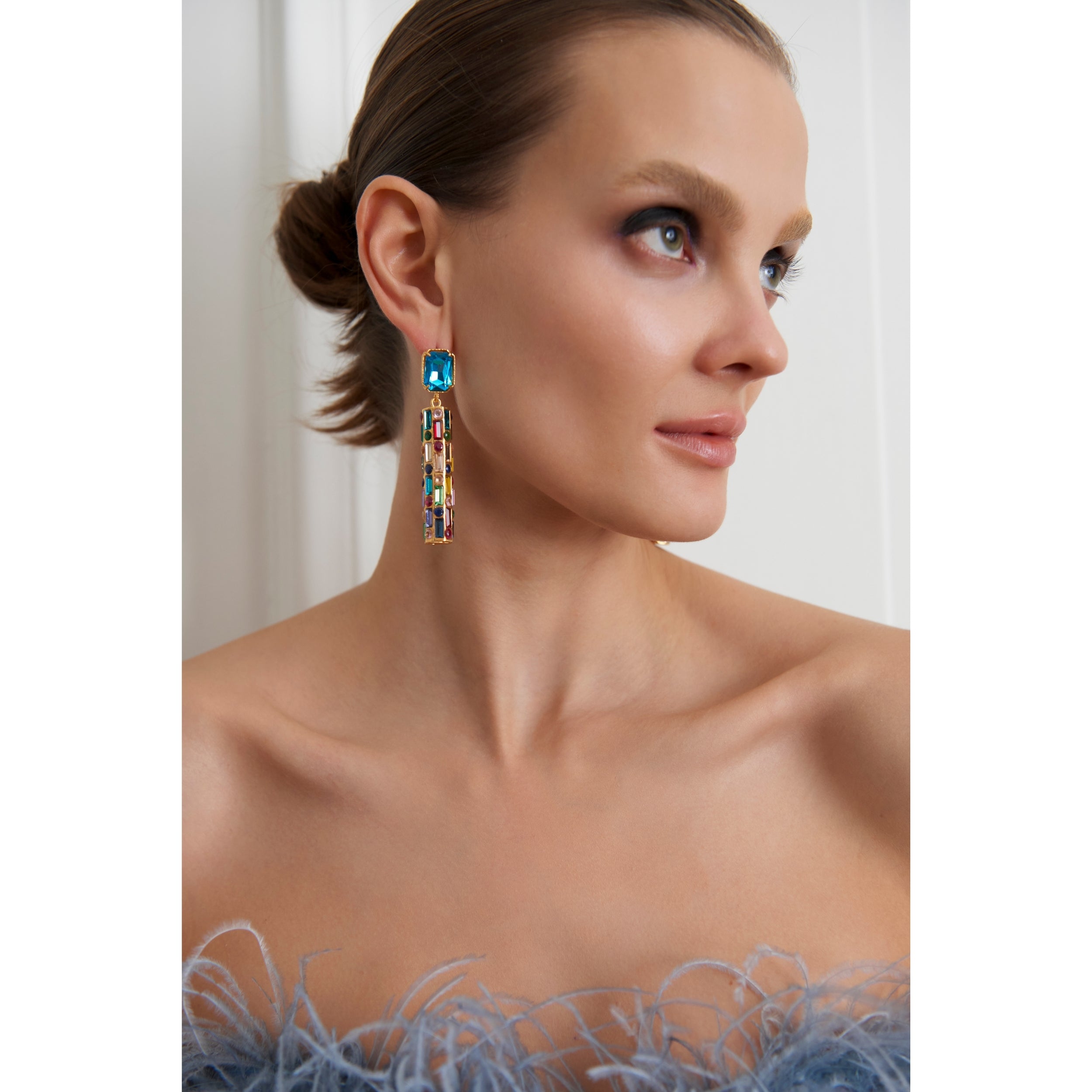 costume jewelry fashion jewelry swarovski statement earrings