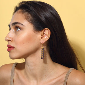 swarovski crystal earrings with hearts