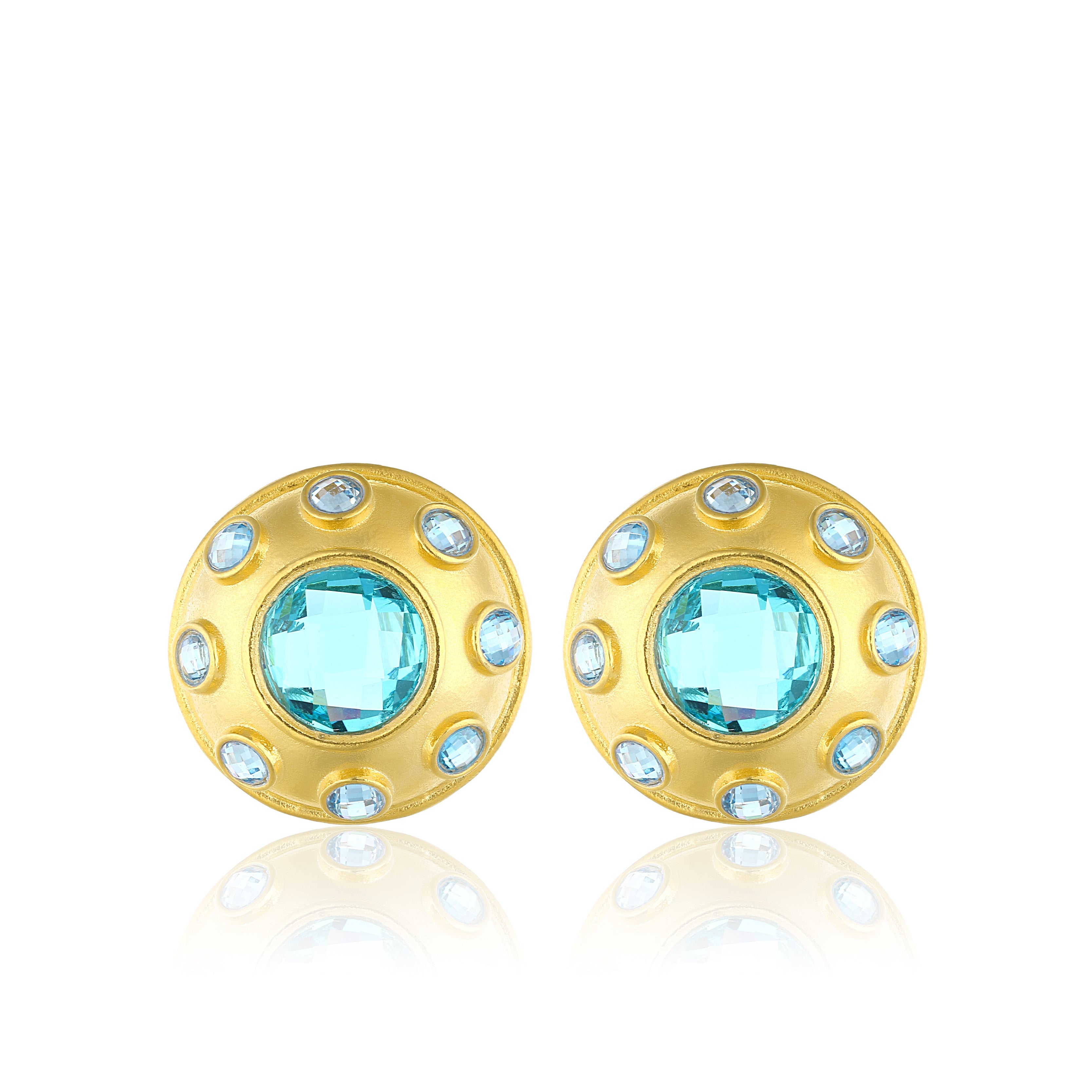 swarovski stone colorful crystal vintage earrings