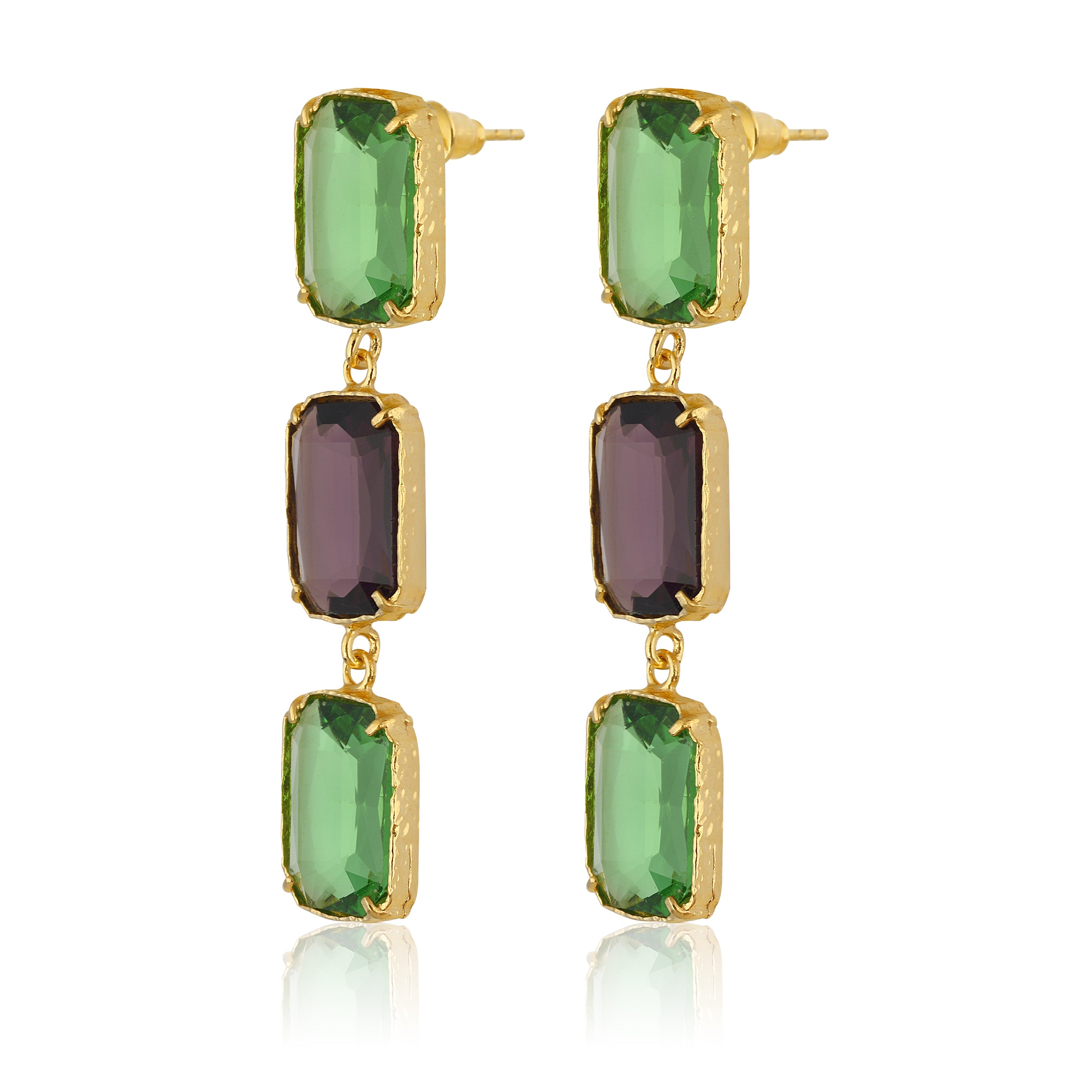 crystal swarovksi drop earrings