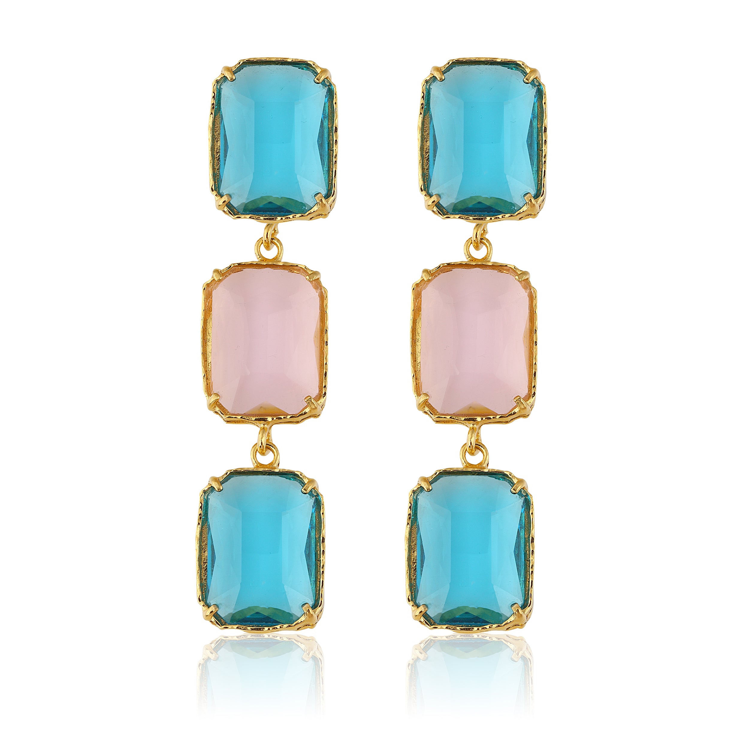 swarovski crystal drop earrings