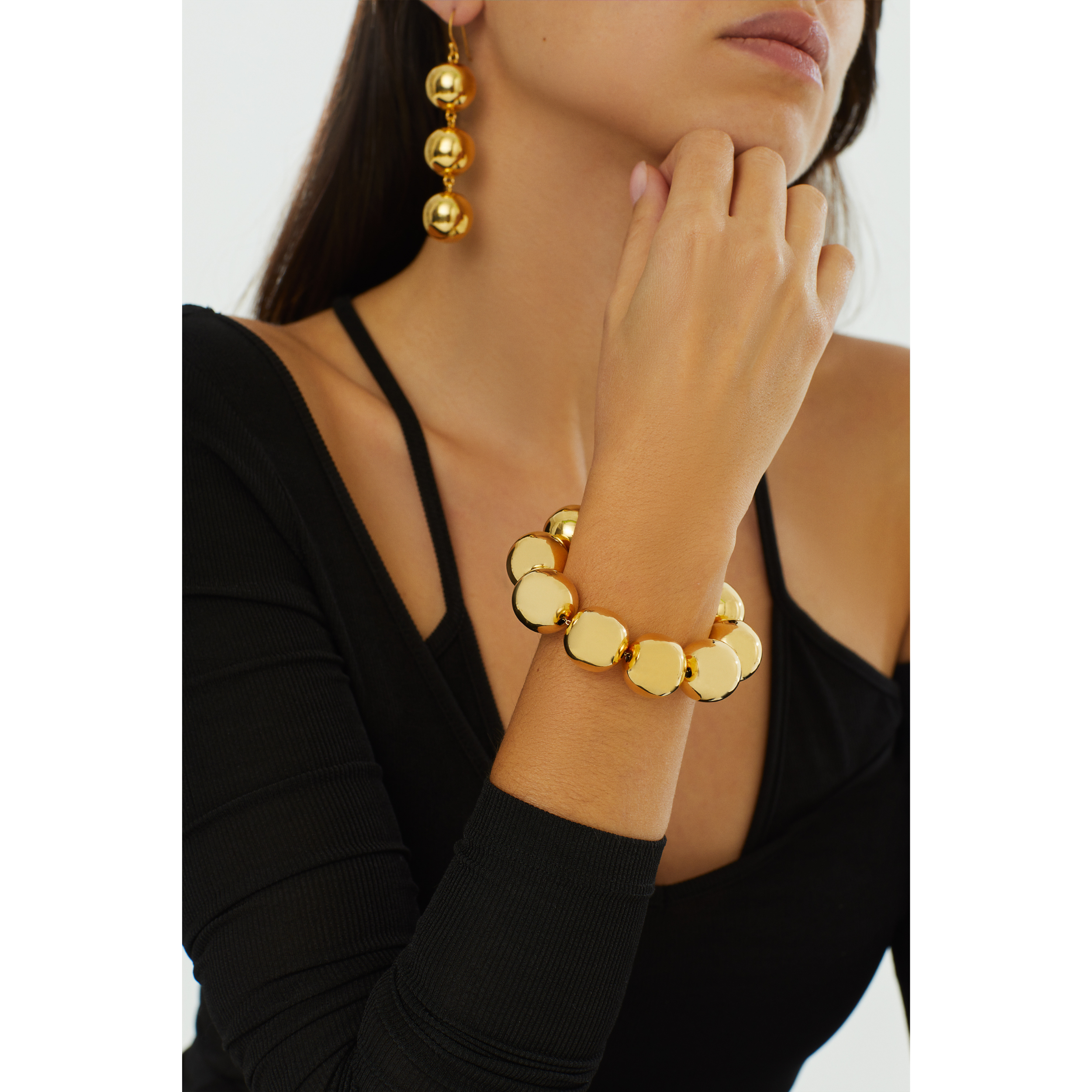 24K Gold plated bracelet costume jewelry