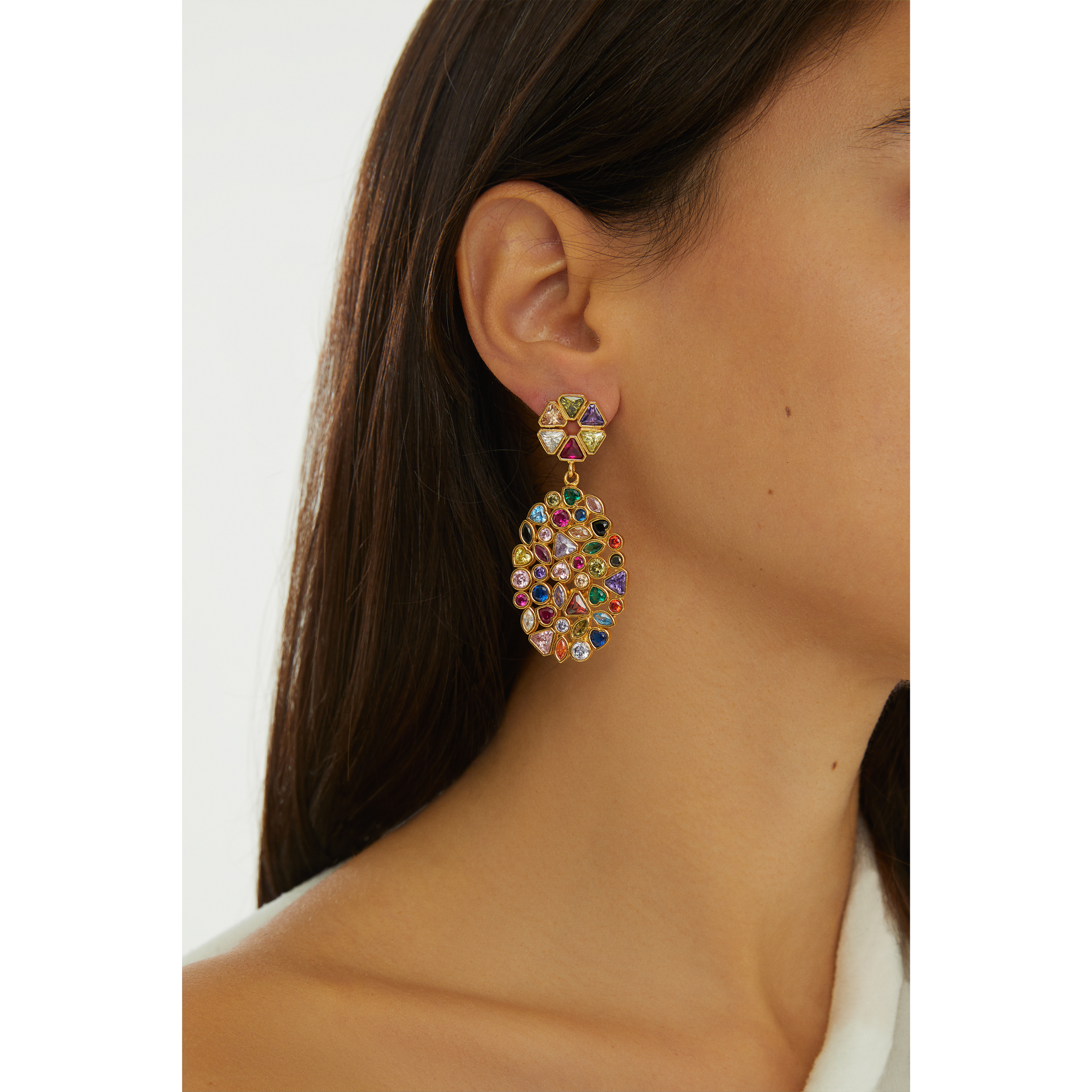 costume jewelry fashion jewelry swarovski statement earrings