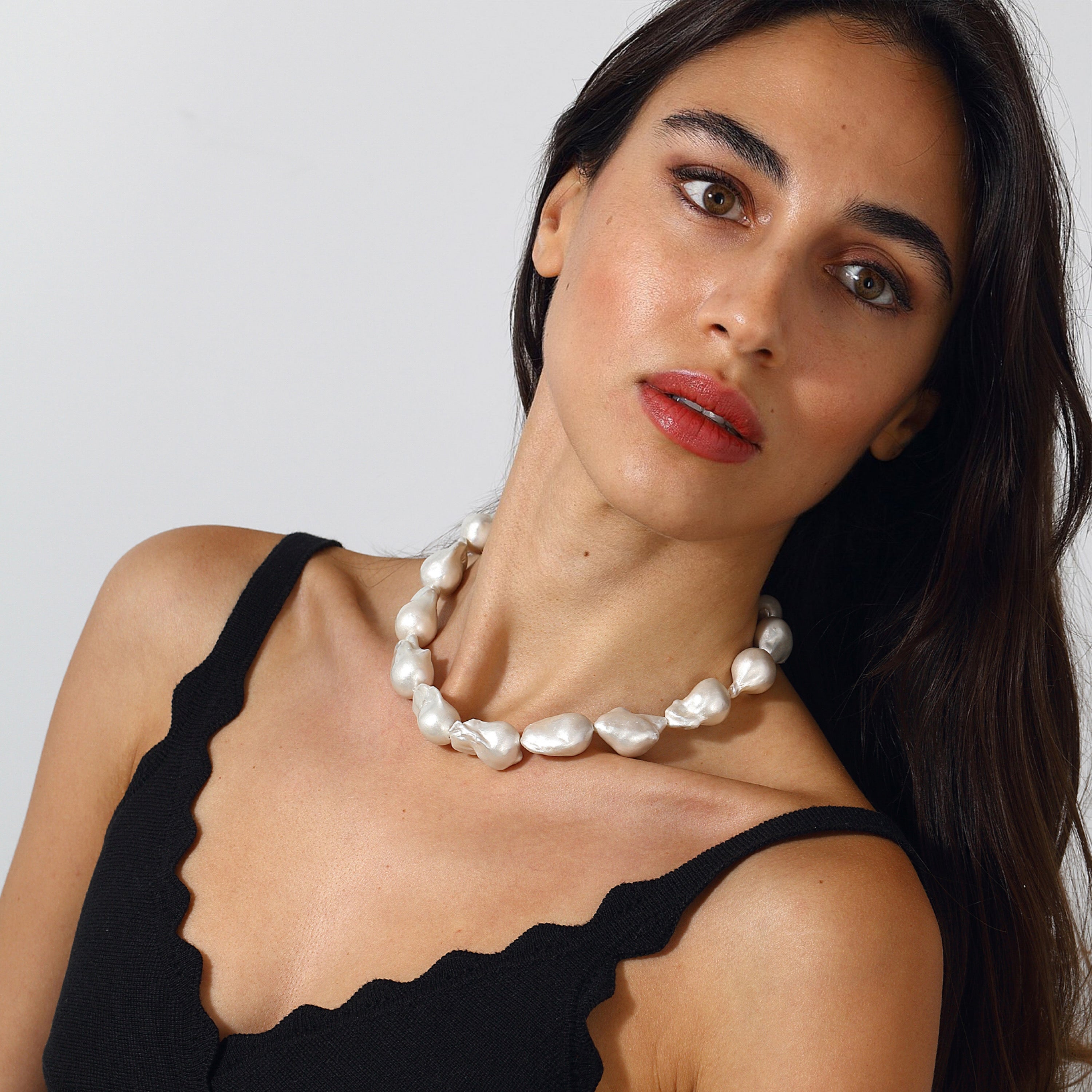 Pearl necklace pearl jewelry costume jewelry