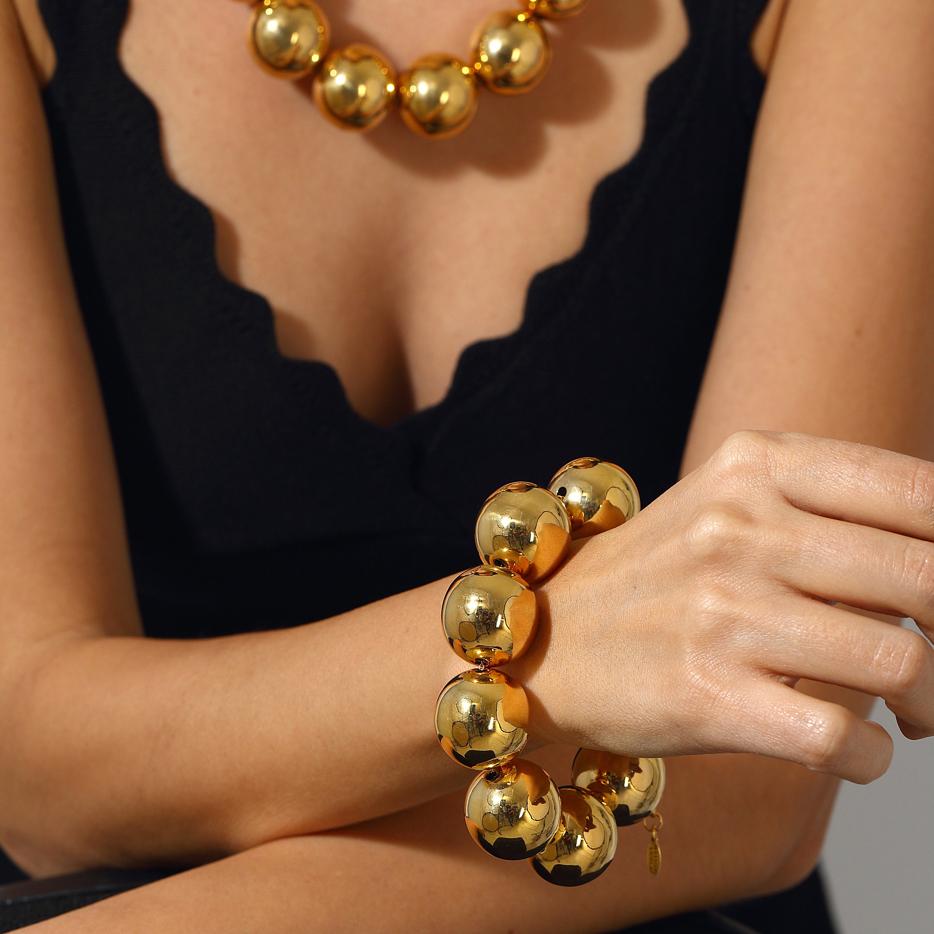 24K Gold plated bracelet costume jewelry