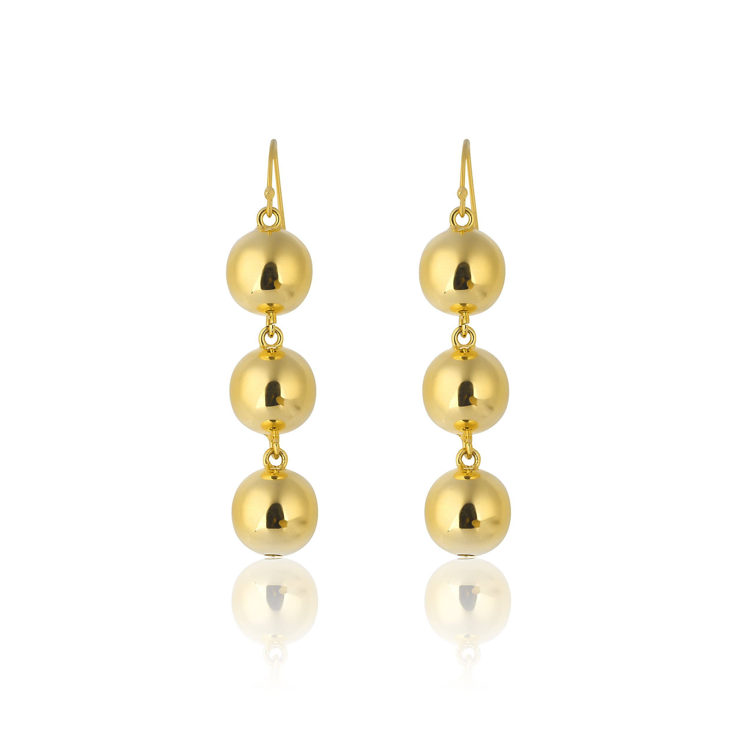 Luna Ball Drop Earrings - Small Size Balls