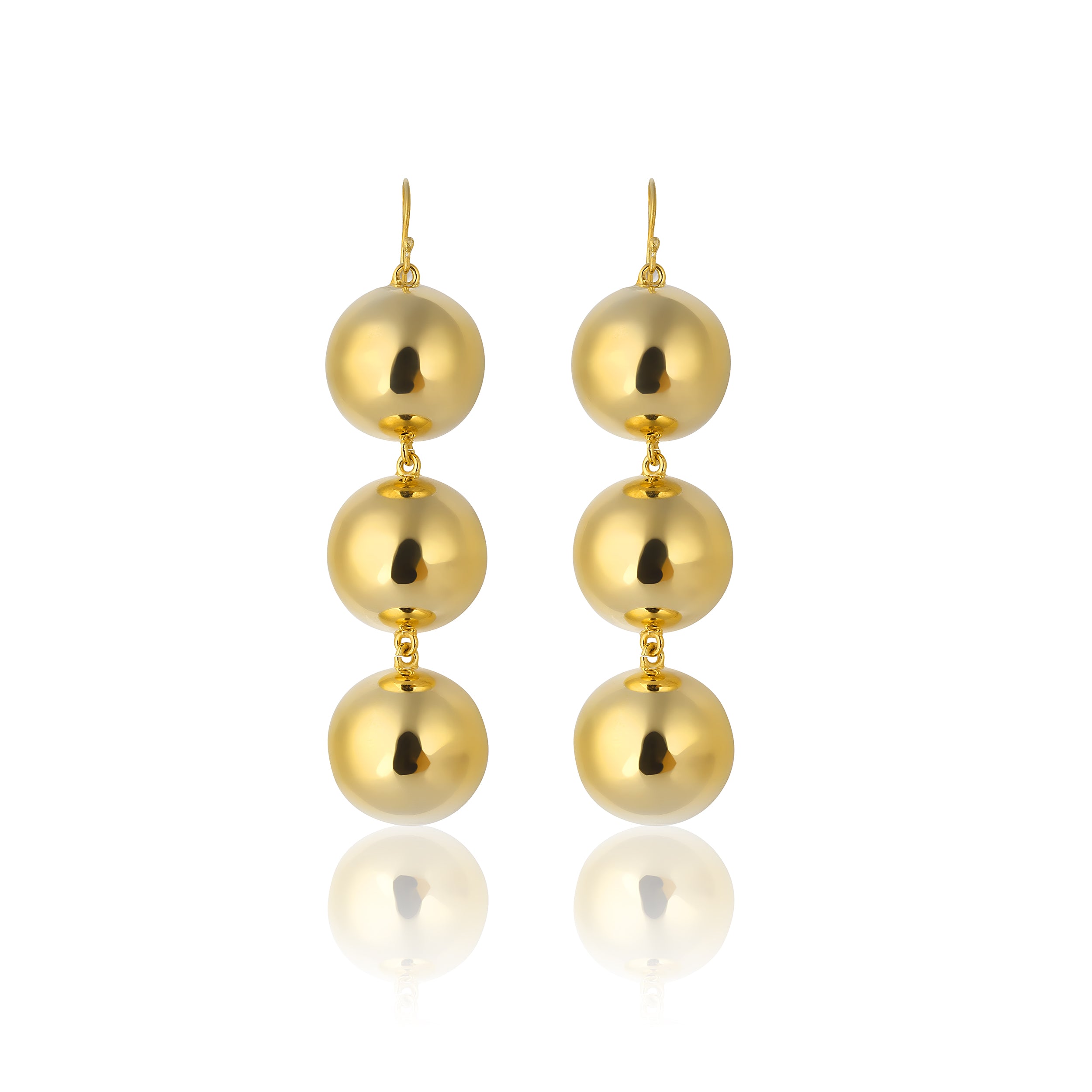 Luna Ball Drop Earrings - Large Size Balls