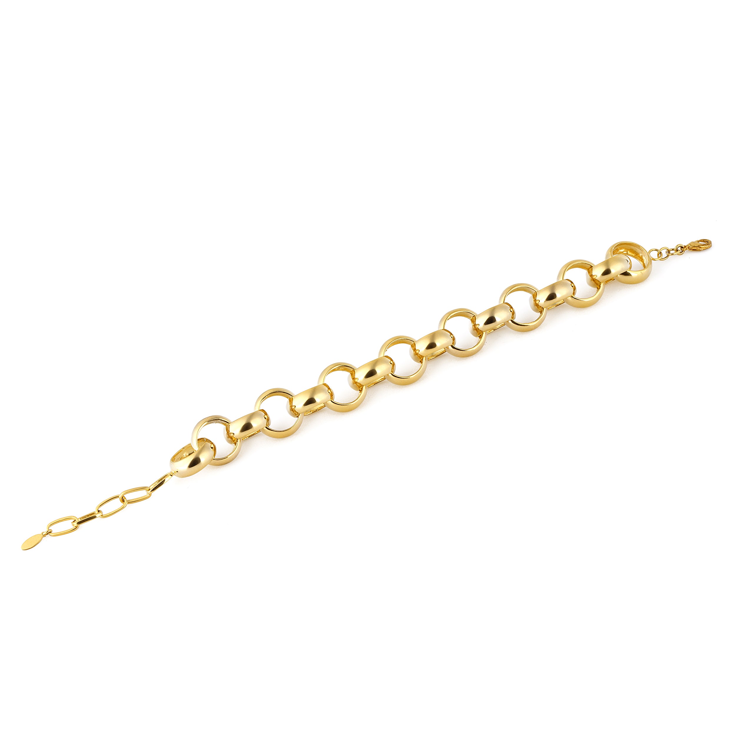 24K Gold plated jewelry chain bracelet costume jewelry