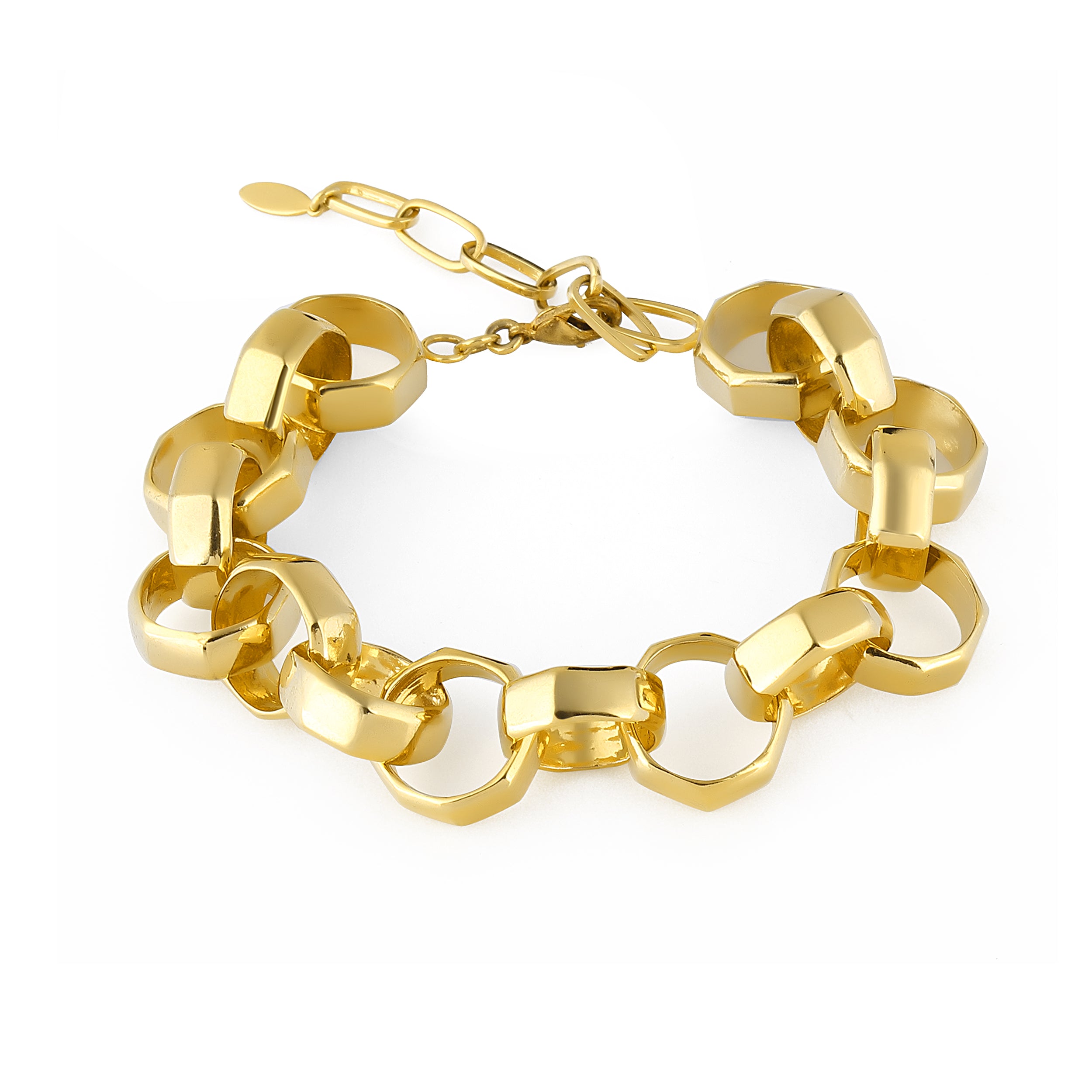 24K Gold plated jewelry chain bracelet costume jewelry