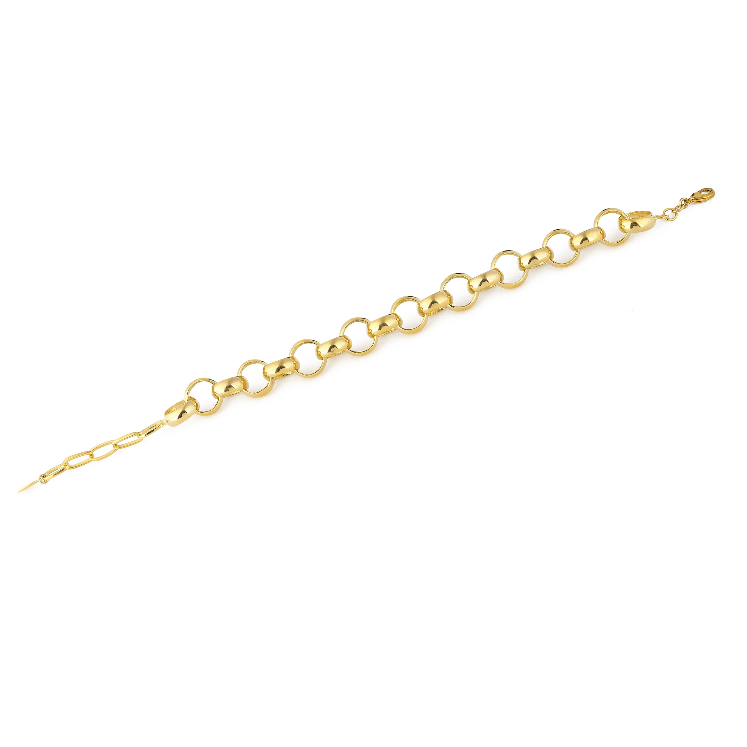 24K Gold plated jewelry chain bracelet costume jewelry