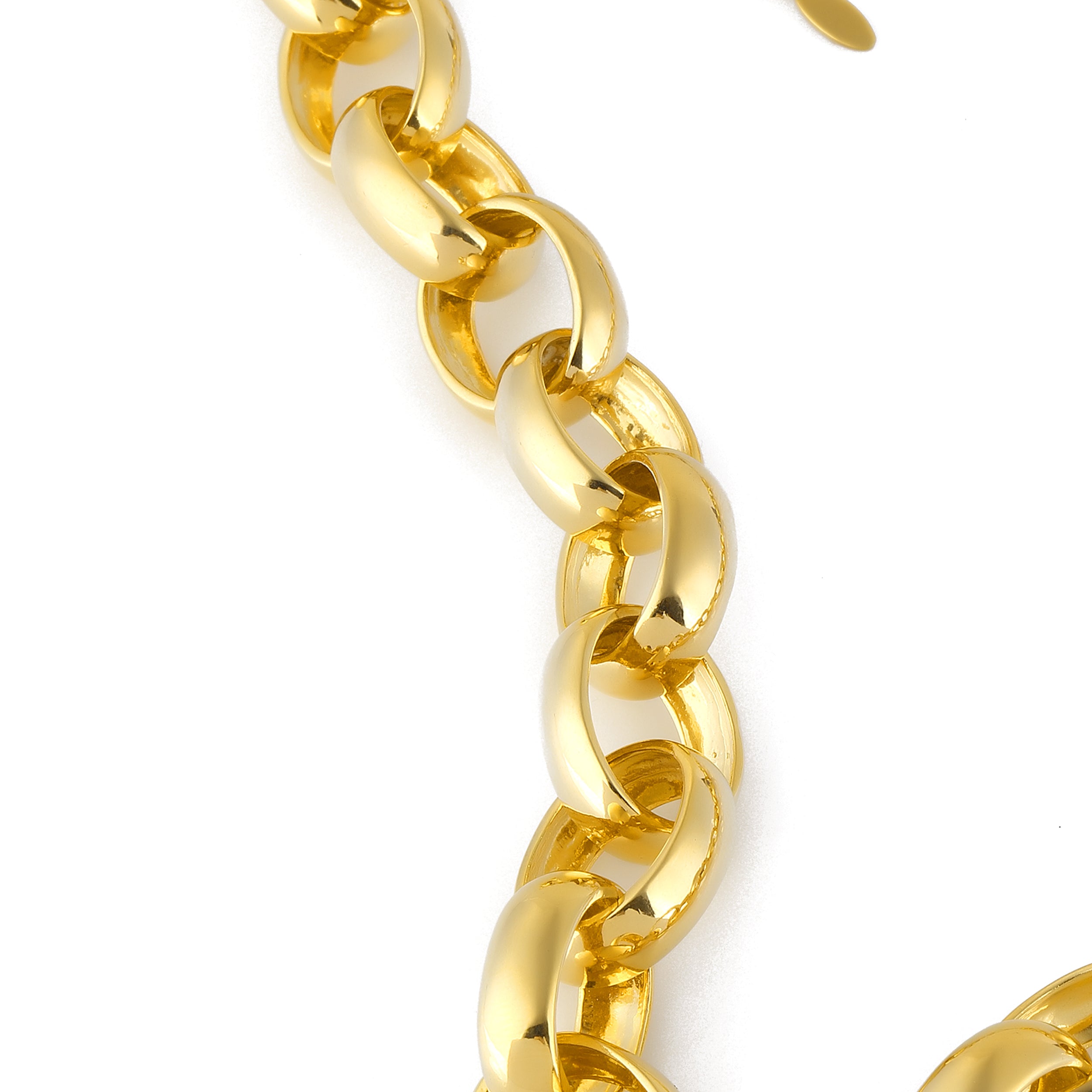 24K gold plated chain necklace costume jewelry