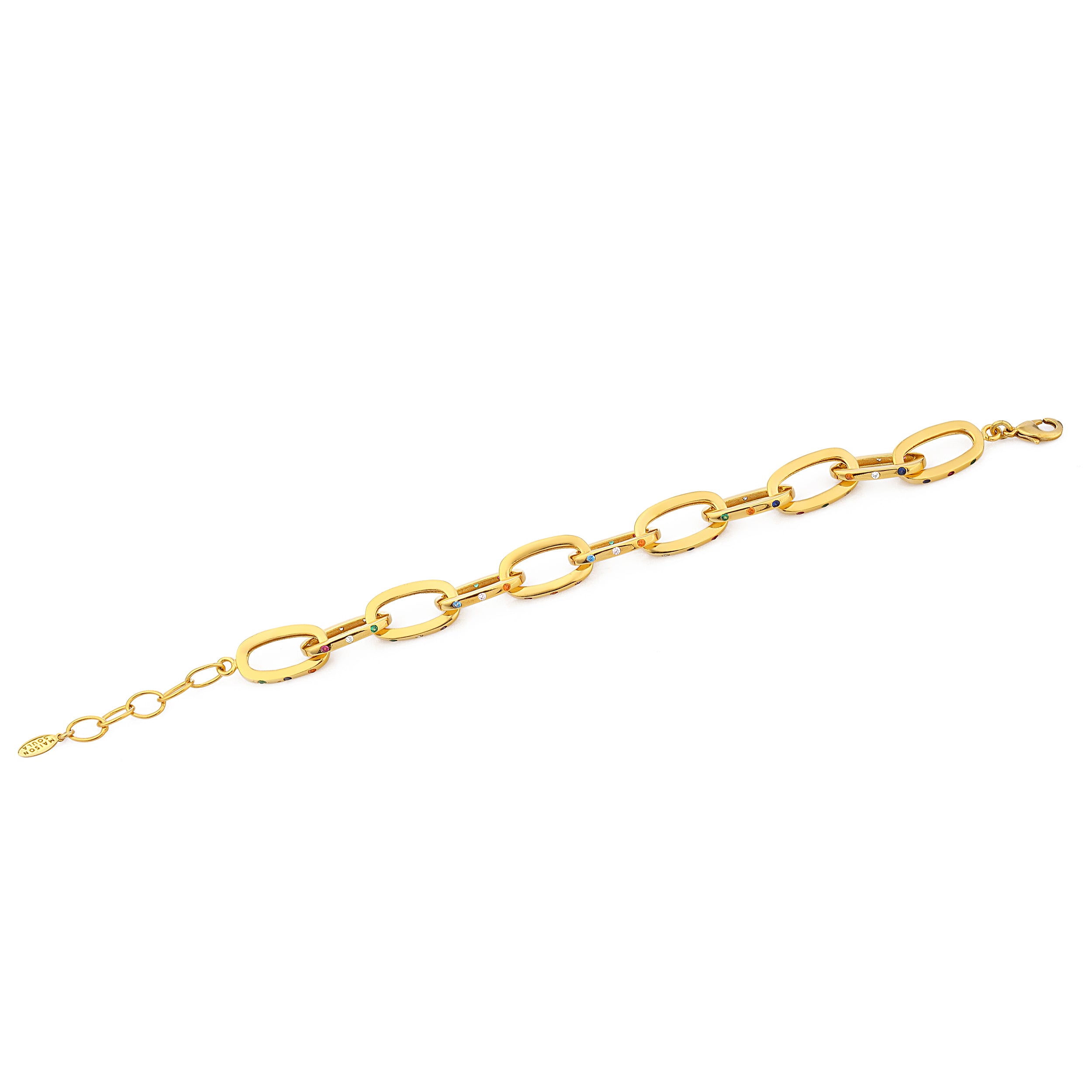 24K Gold plated jewelry chain bracelet costume jewelry